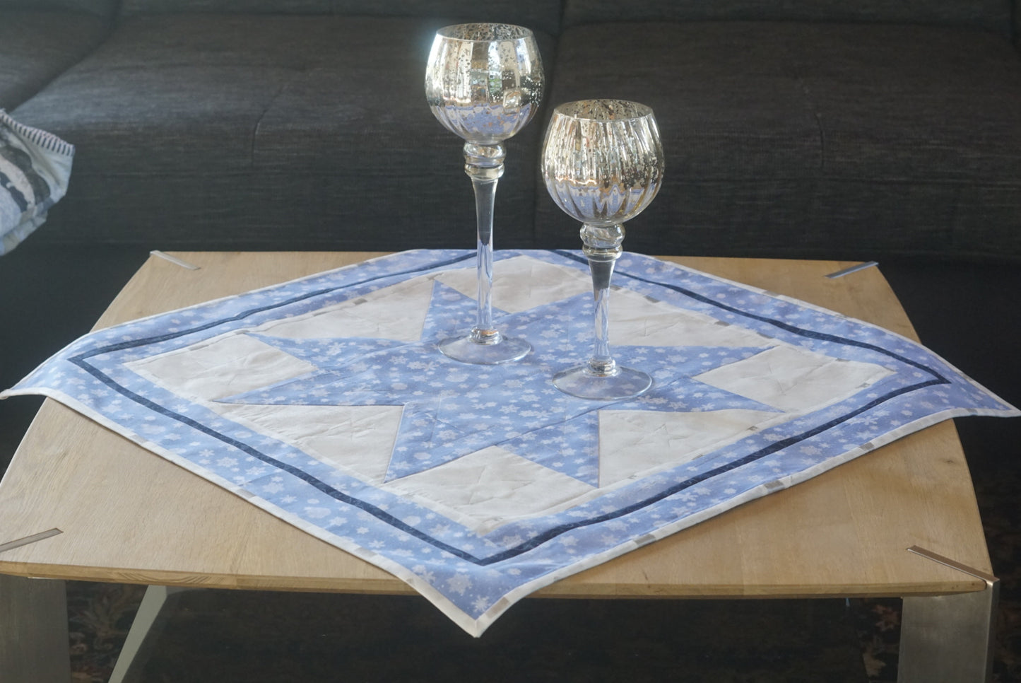 Patchwork-Stern-Tischdecke