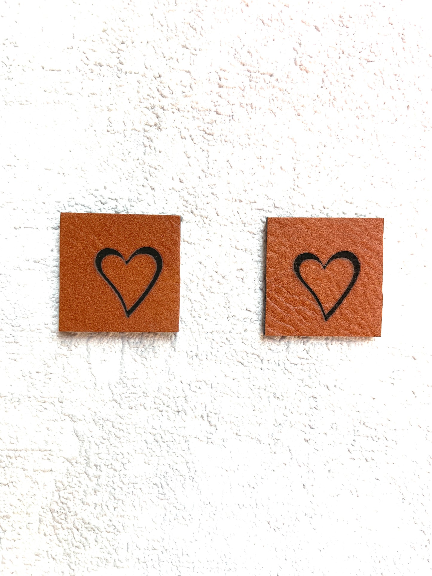 Kunstlederpatches, 7 Stück, 6 verschiedene Designs!