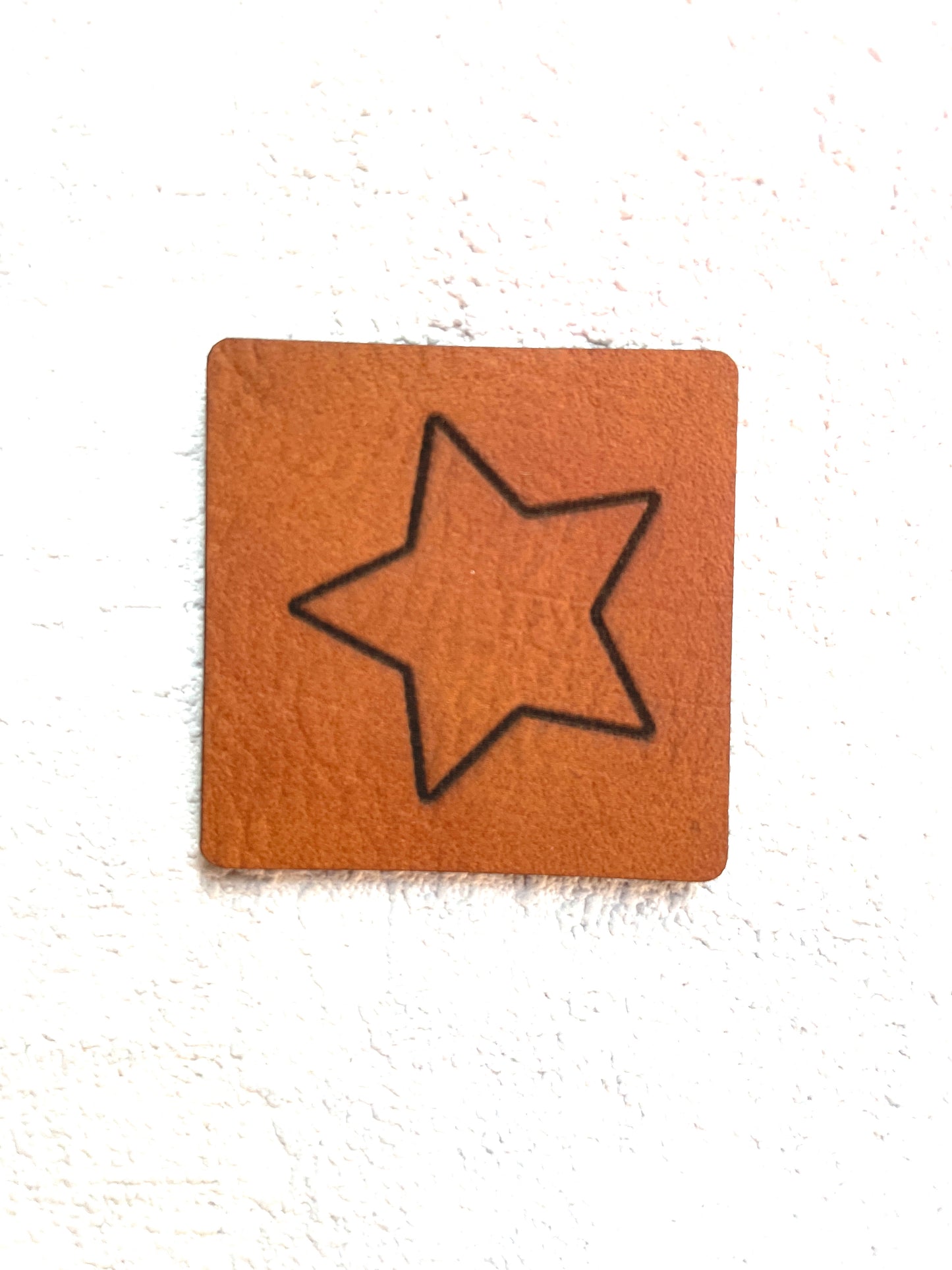 Kunstlederpatches, 7 Stück, 6 verschiedene Designs!