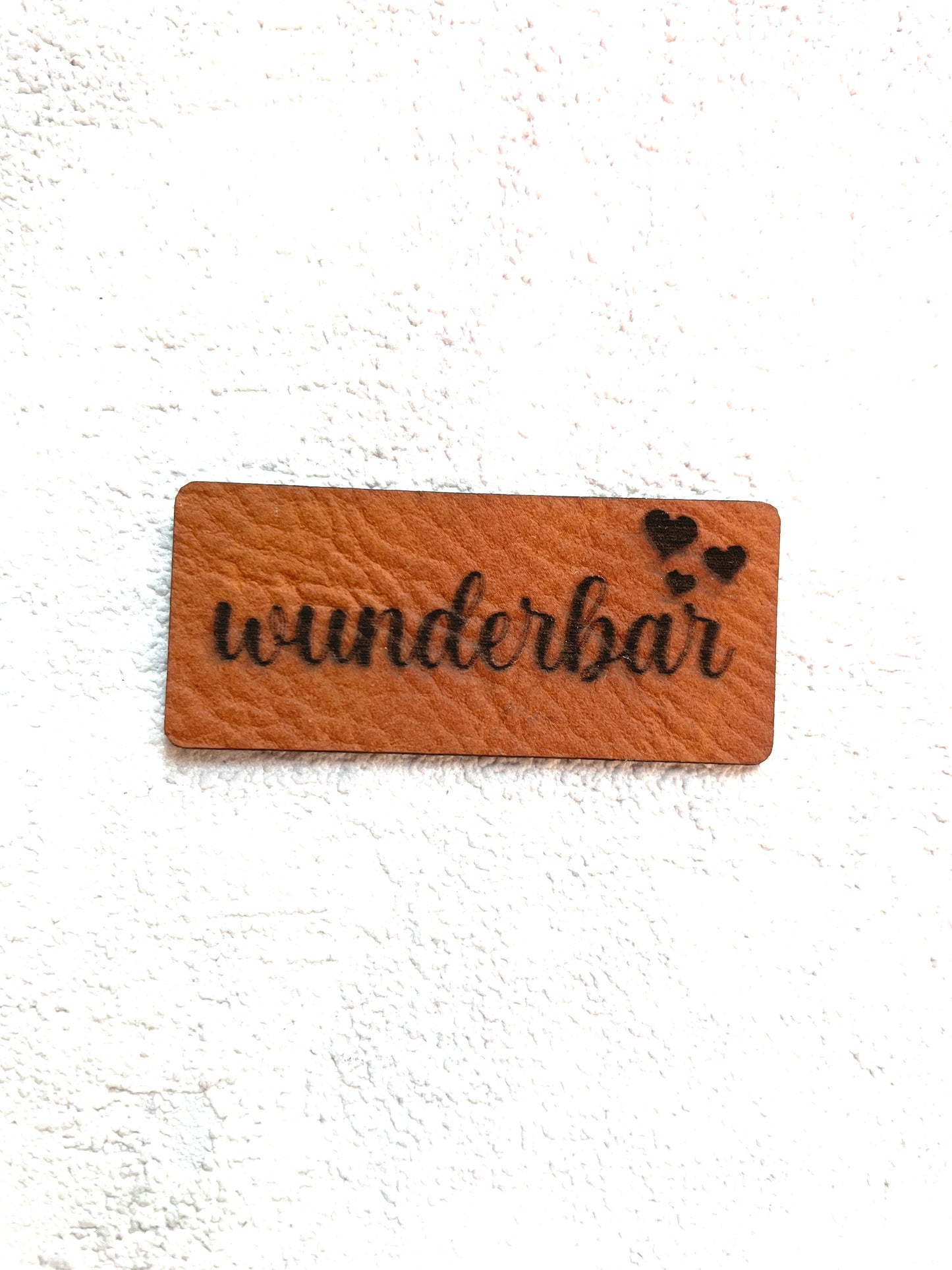 Kunstlederpatches, 7 Stück, 6 verschiedene Designs!
