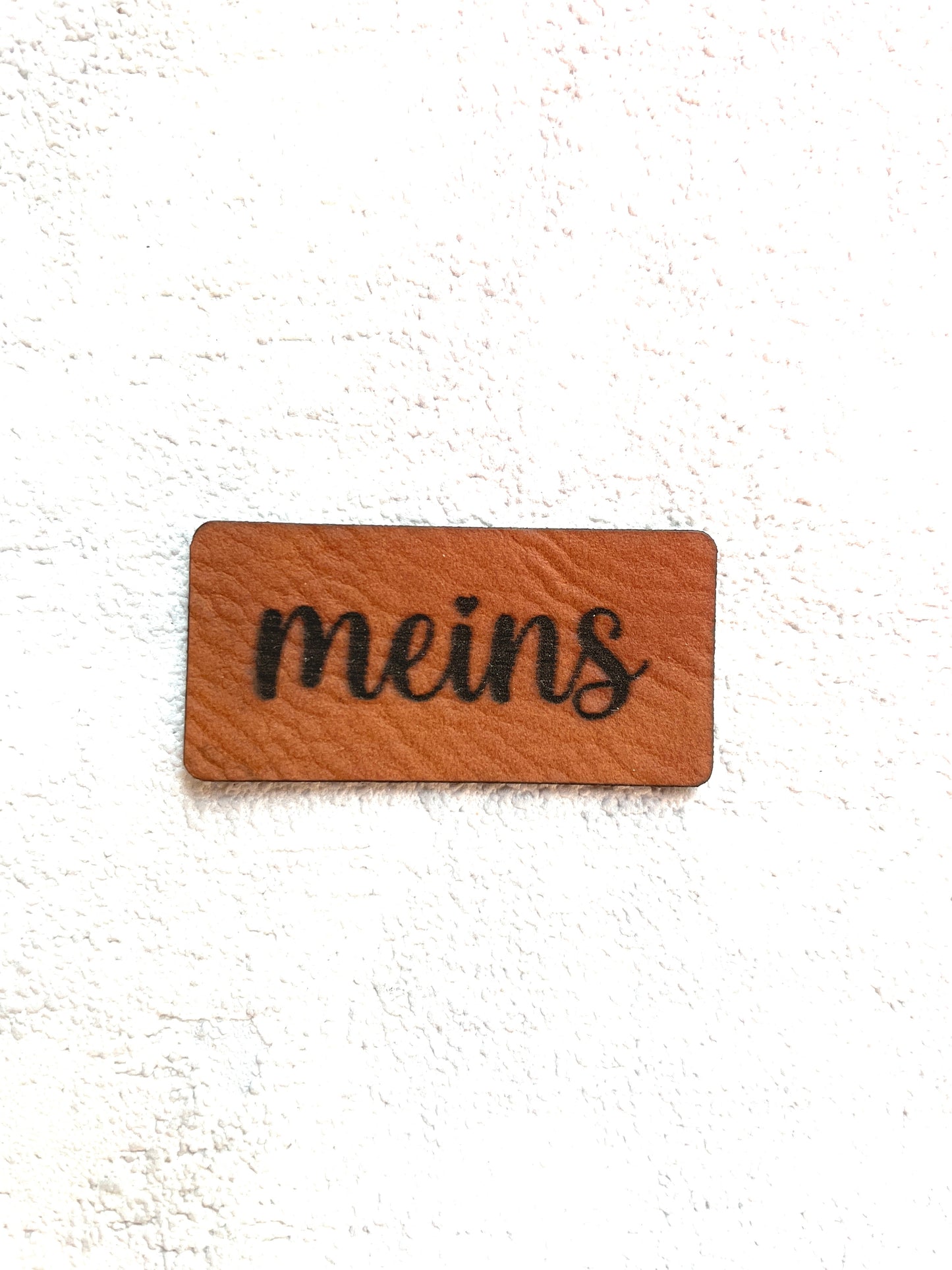 Kunstlederpatches, 7 Stück, 6 verschiedene Designs!
