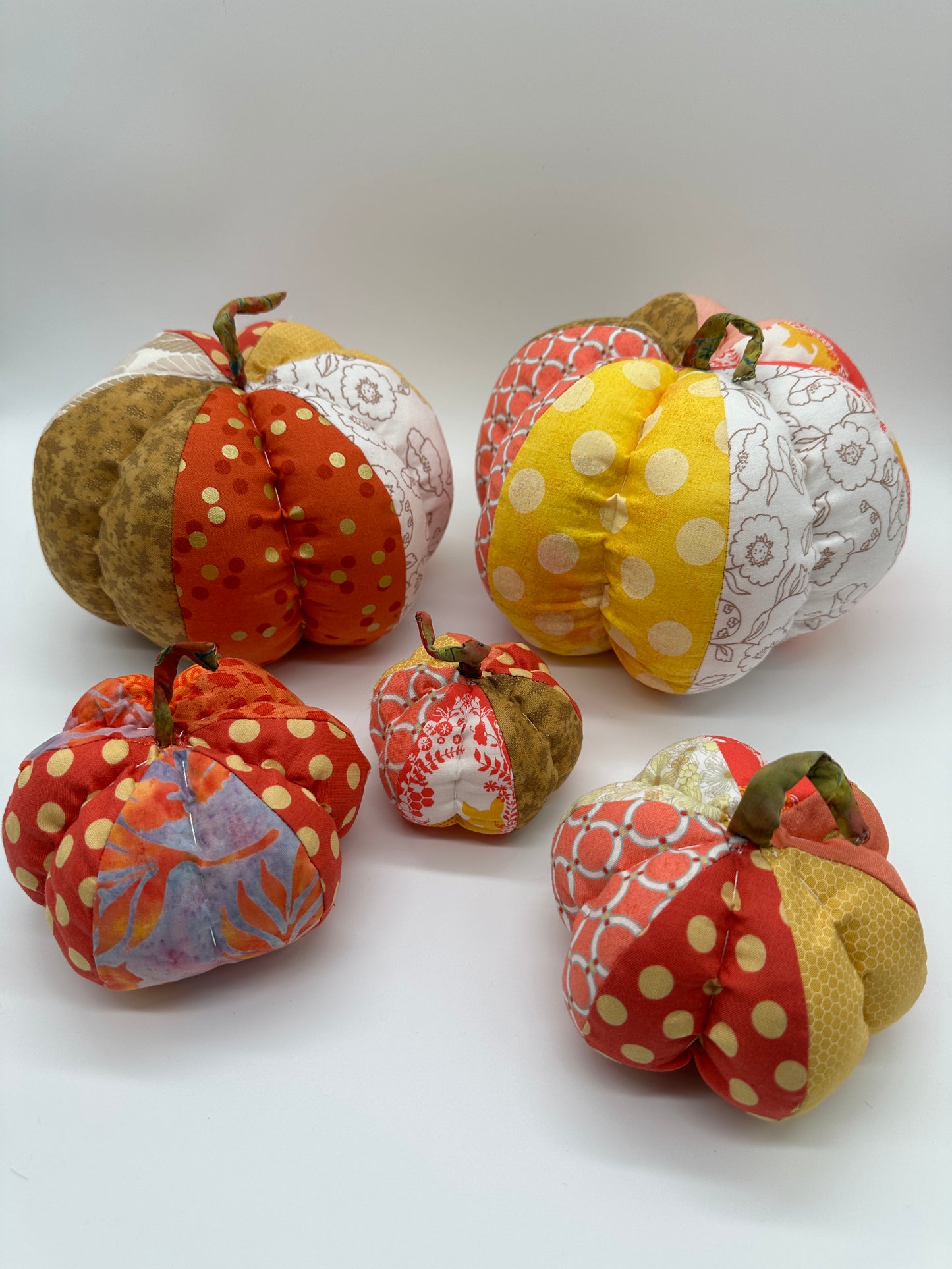 Kürbis in vier Größen nähen, Nähanleitung inkl. Schablonen