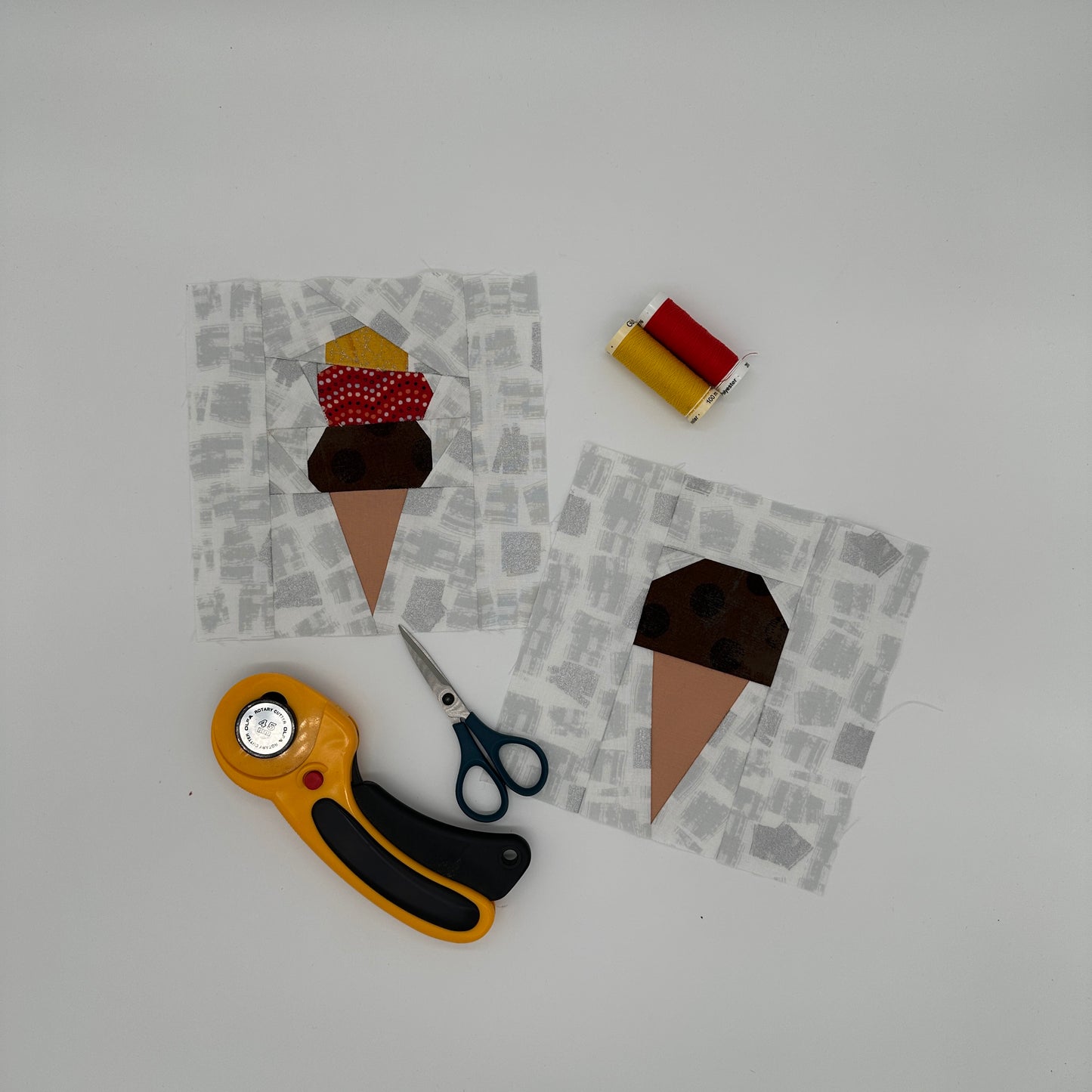 FPP - Schnittmuster Eistüte 1 und 2