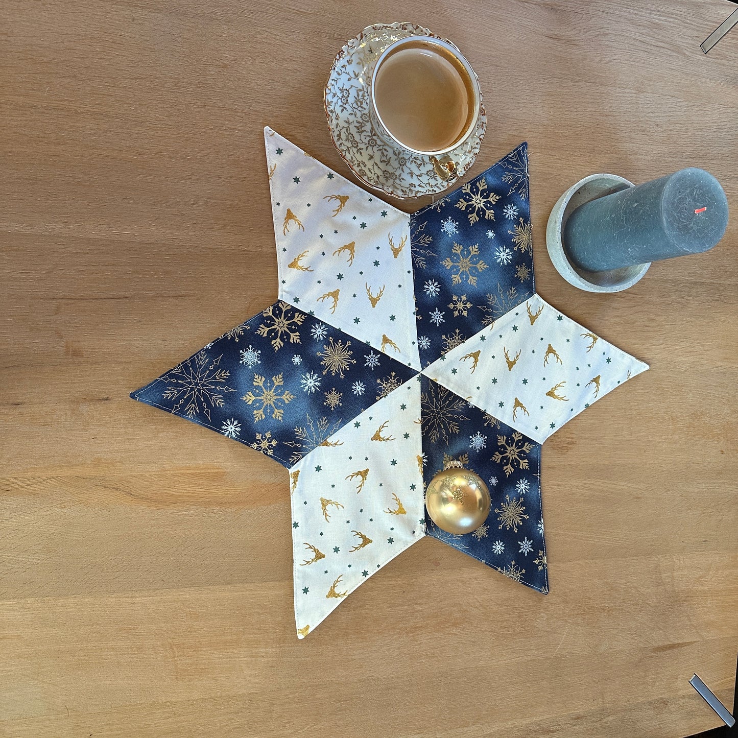 Patchwork-Sterne in 8 Größen, Schablonenset