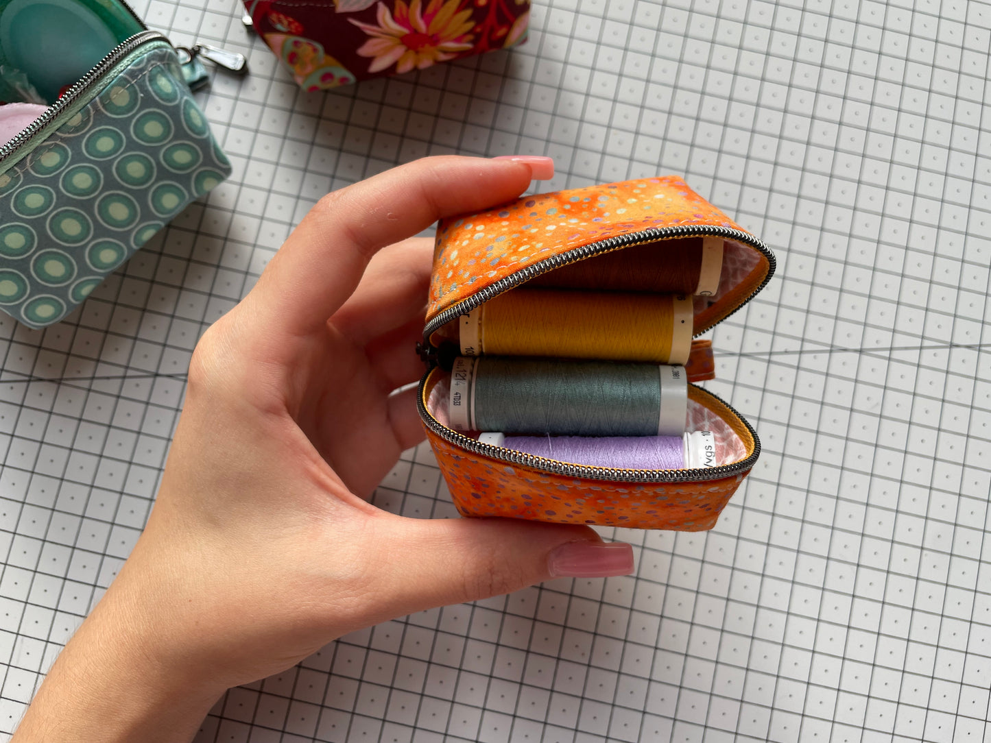 Würfel-Magic-Pouch, zwei Größen, Nähanleitung inkl. Schnittmuster