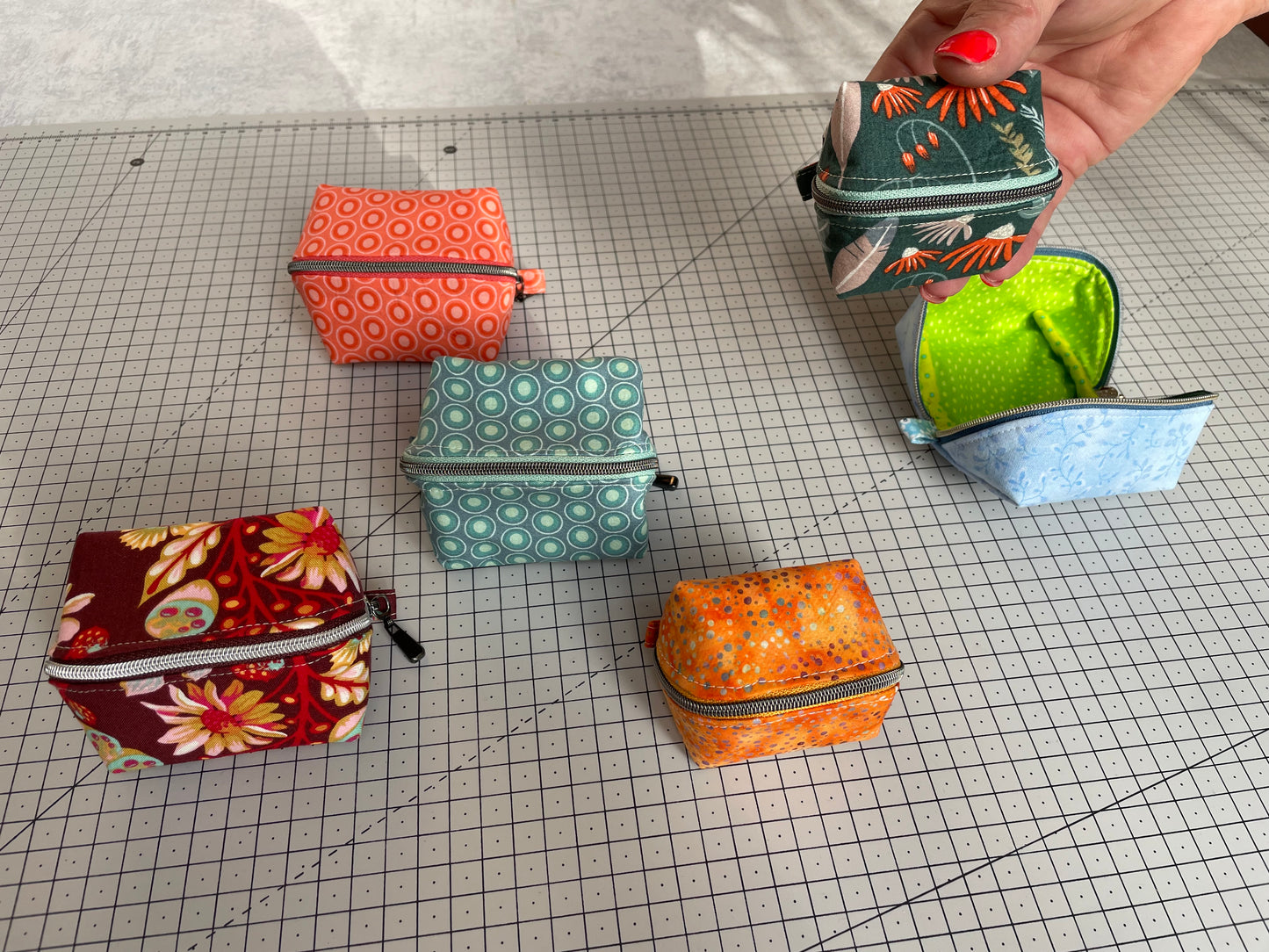 Würfel-Magic-Pouch, zwei Größen, Nähanleitung inkl. Schnittmuster
