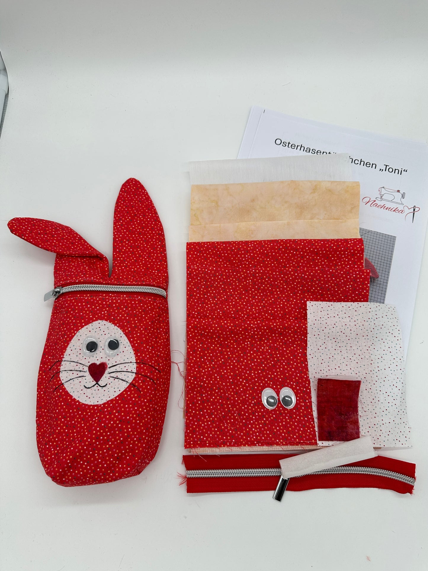 Stoffpaket Osterhasentäschchen Toni