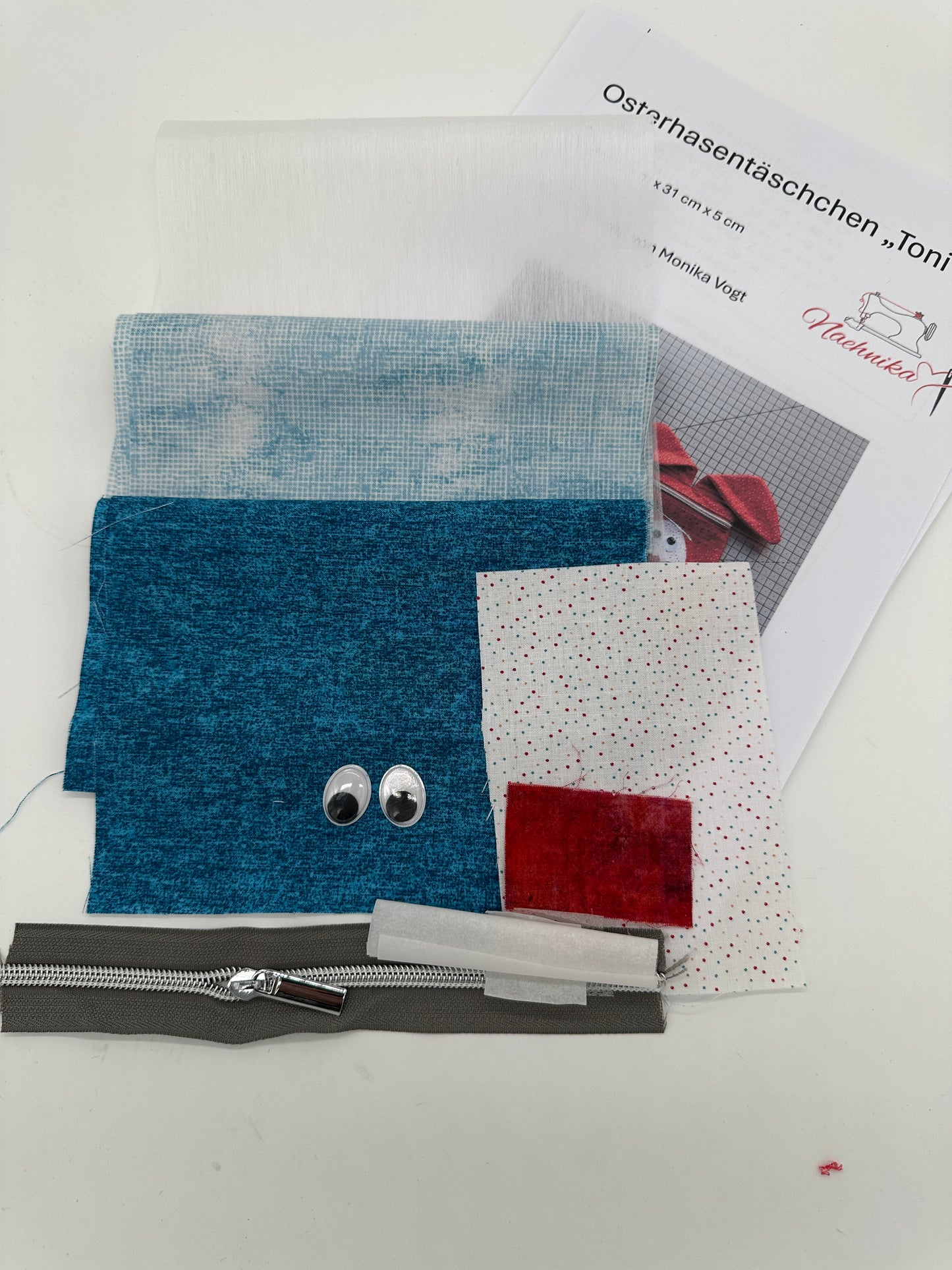 Stoffpaket Osterhasentäschchen Toni