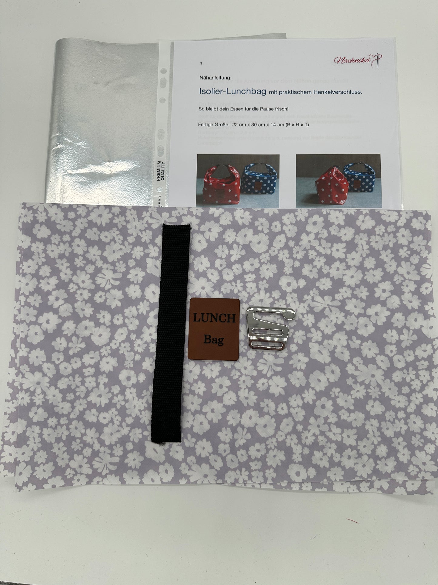 Stoffpaket Isolier-Lunchbag
