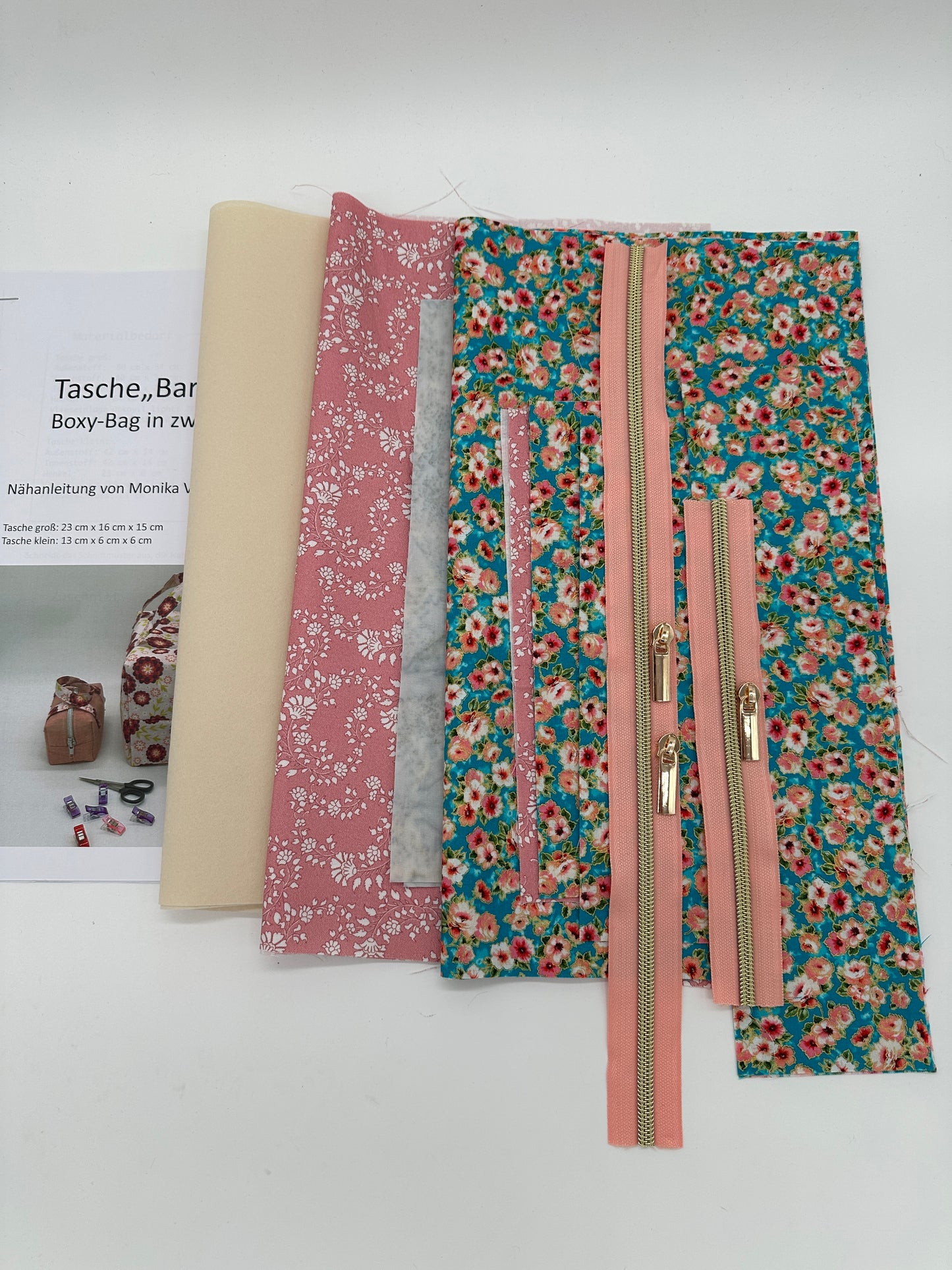 Stoffpaket für die Boxy-Bag Barbara in zwei Größen