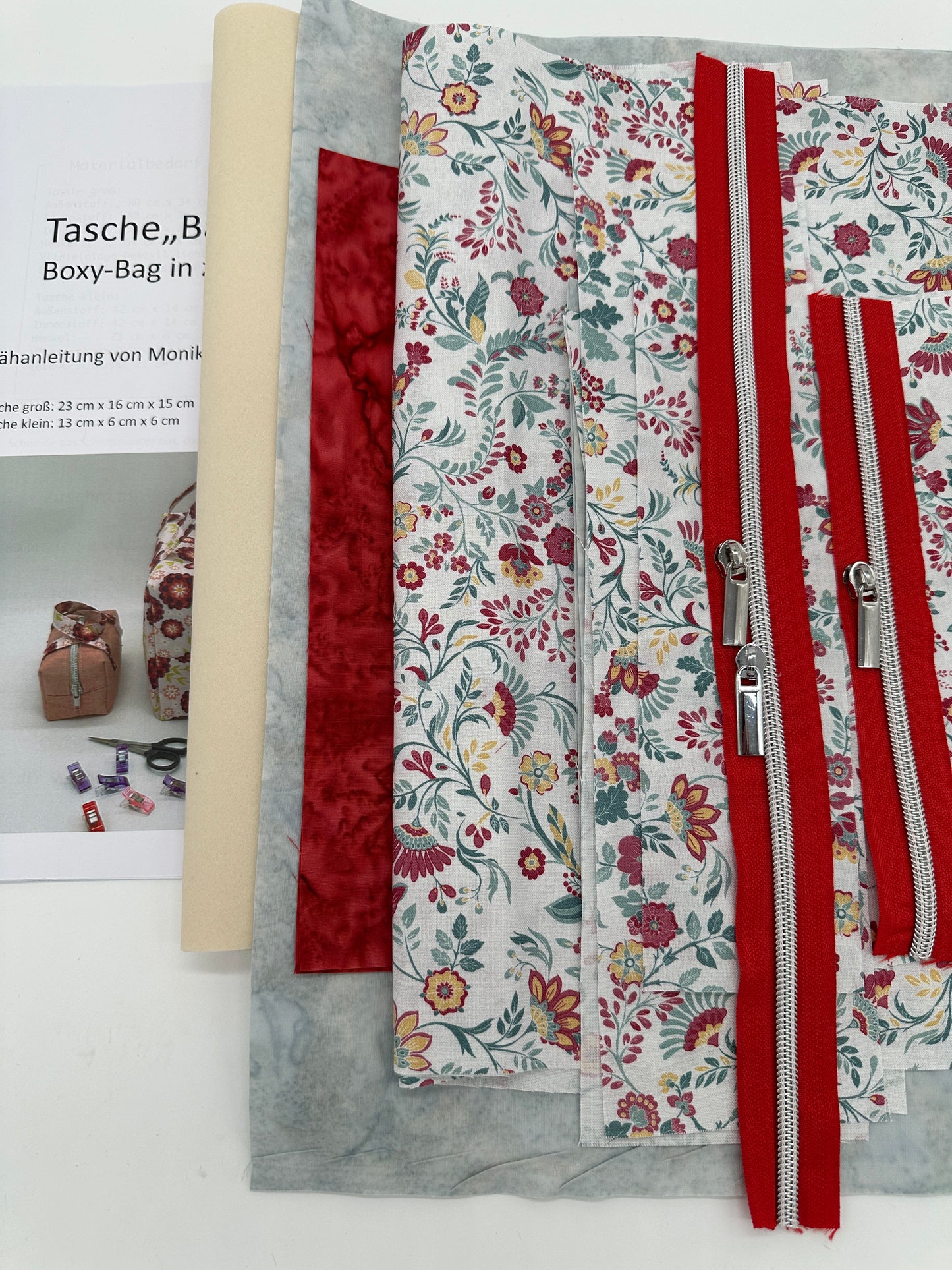 Stoffpaket für die Boxy-Bag Barbara in zwei Größen