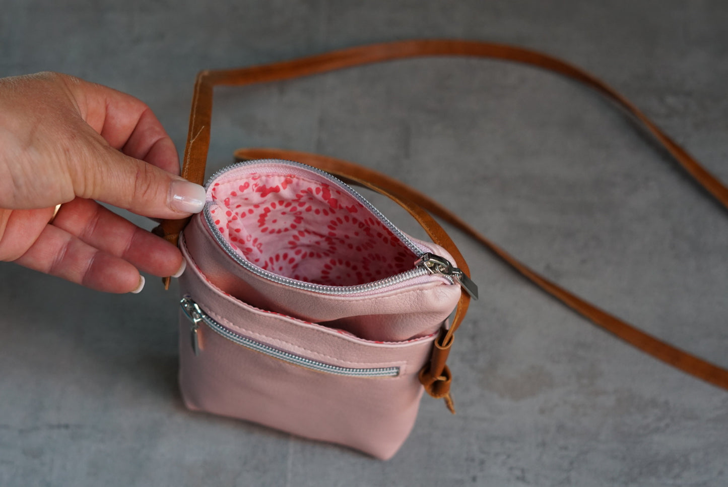 Kleine Tasche "Lou", Anleitung inkl.Schablonen