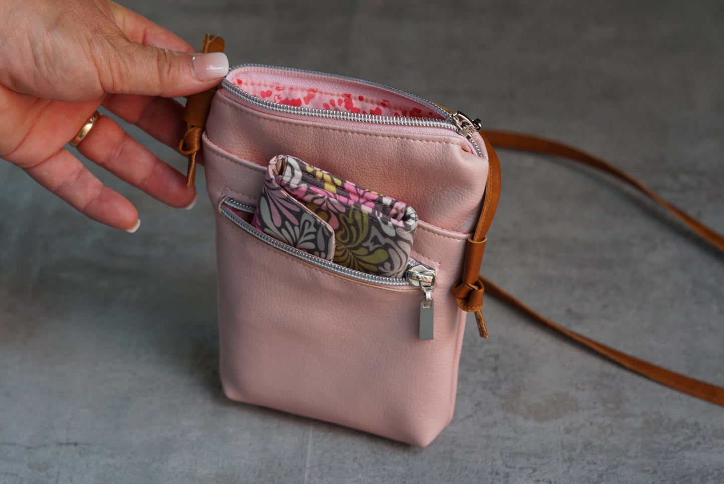 Kleine Tasche "Lou", Anleitung inkl.Schablonen