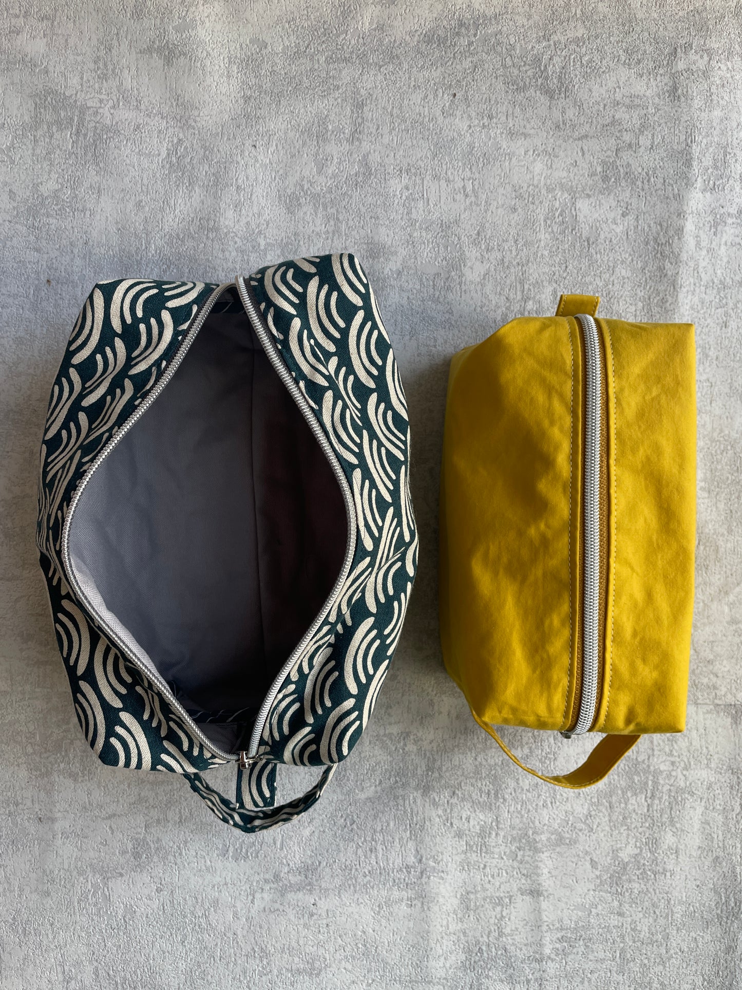 Kosmetiktasche für Sie und Ihn, Boxy-Bag in 2 Größen, Nähanleitung