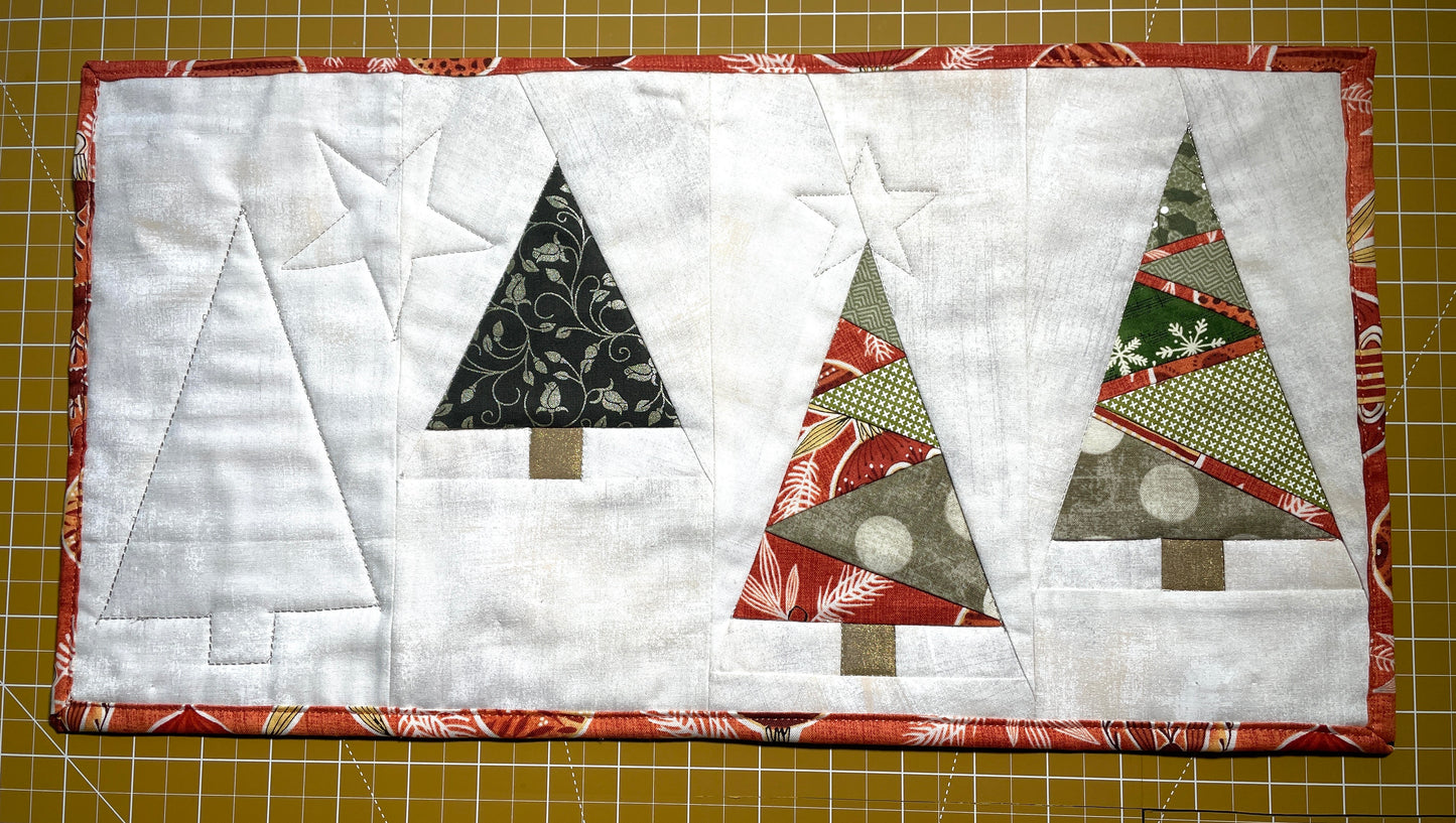 Tischset "Winterzeit" Nähanleitung inkl. Schnittmuster