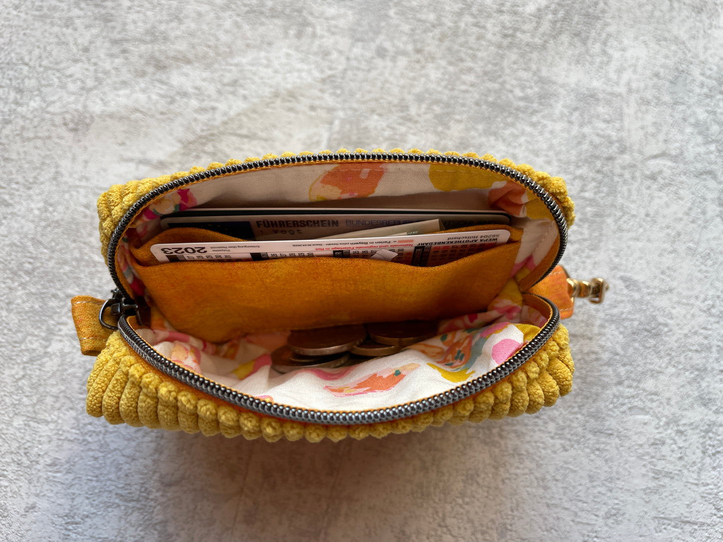 Geldbeutel Billy, mit Karten- und Geldscheinfach, Nähanleitung inkl. Schablonen