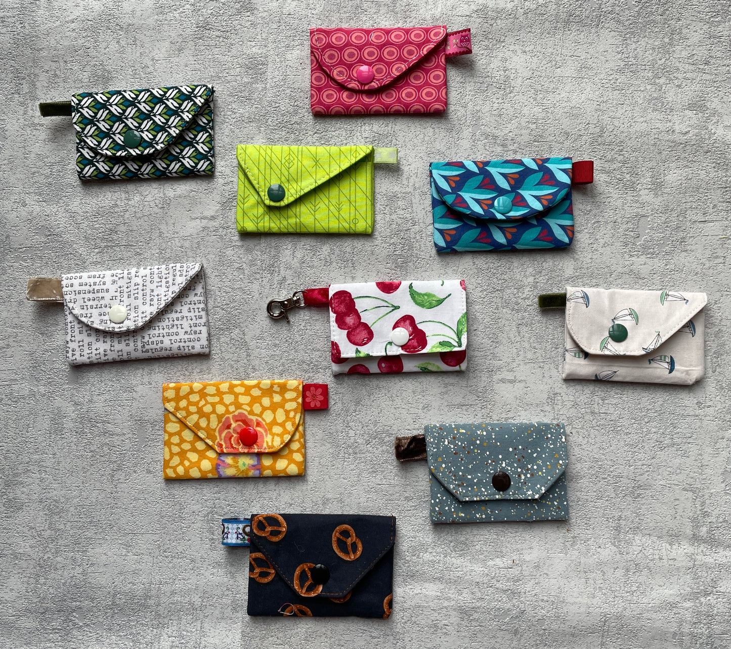 Minutengeldbeutel "Minipenny" Nähanleitung inkl. Schablonen