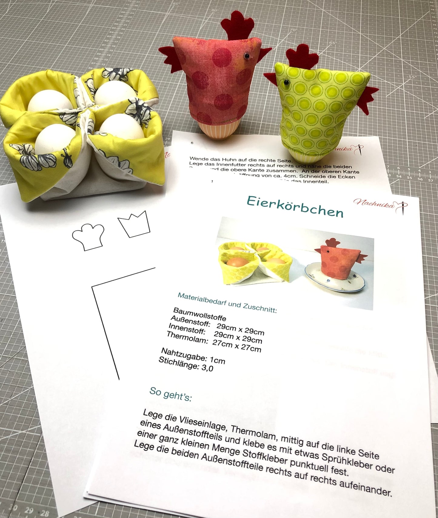 Anleitungen "Eierwärmer Hühnchen"