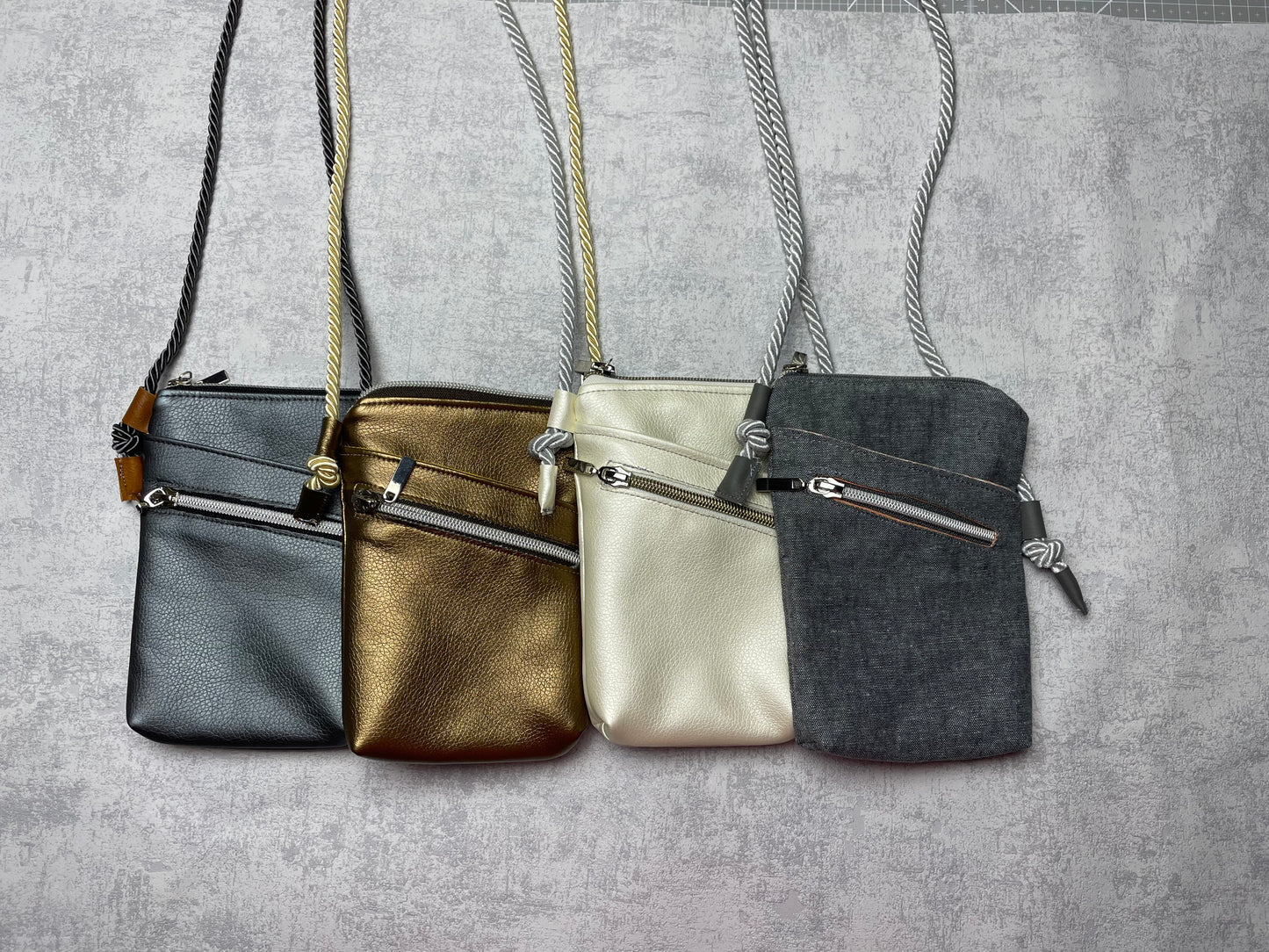 Kleine Tasche "Lou", Anleitung inkl.Schablonen