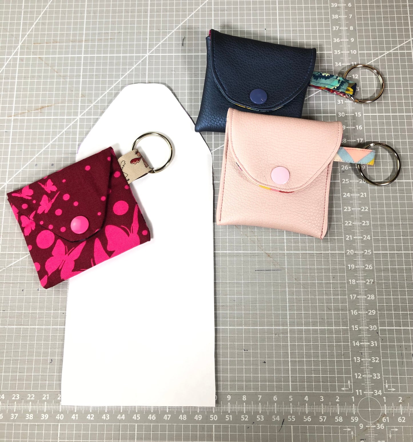 Minutentäschchen, Schlüßeltäschchen, Minimi, Schablone