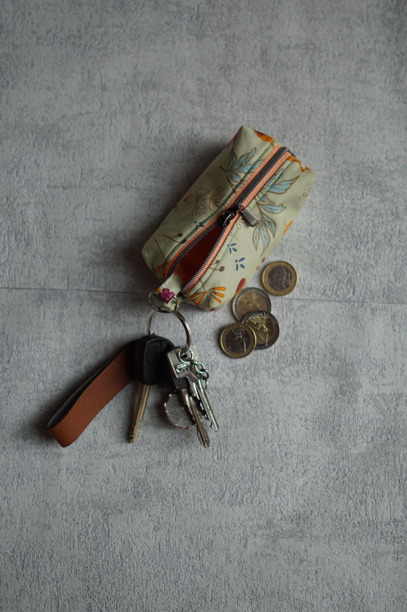 Schlüsseltäschchen/TaTüTa, Reinigungstüchertasche Set. Nähanleitung inkl. Schnittmuster