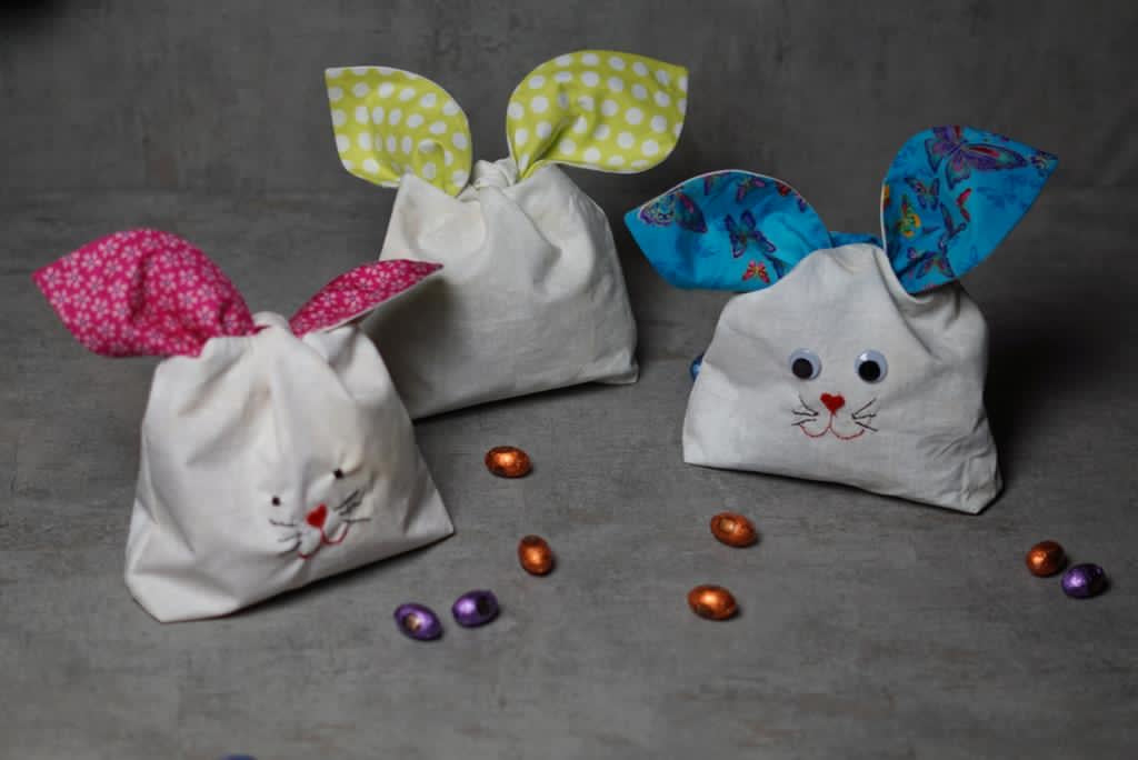 Ostersäckchen, Osterhase Peters, detaillierte Nähanleitung