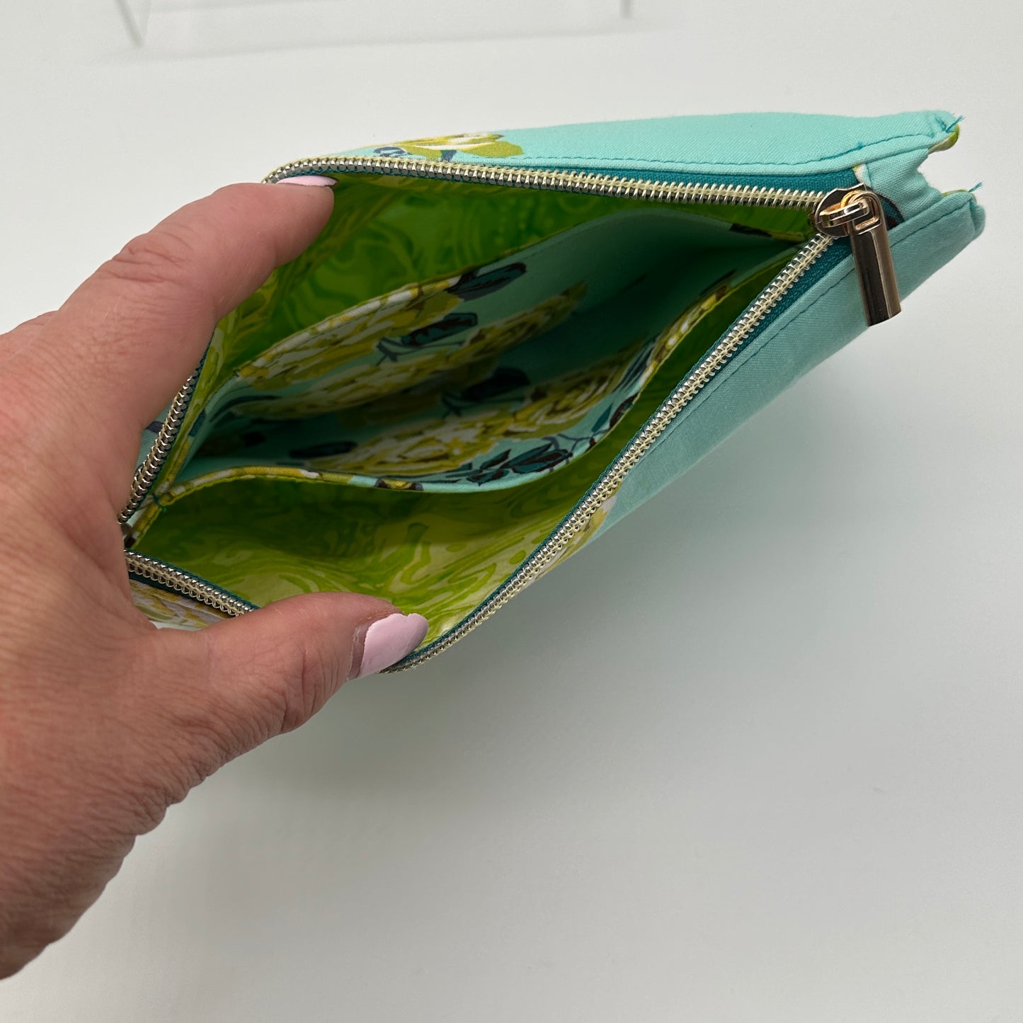 Organizer-Täschchen mit 3 Innenfächern, Nähanleitung inkl. Schnittmuster