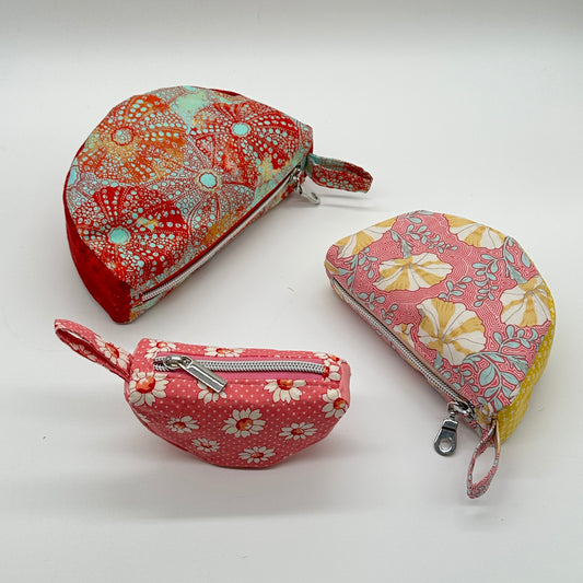 Halbmond-Täschchen "Ida", Nähanleitung inkl. Schablonen