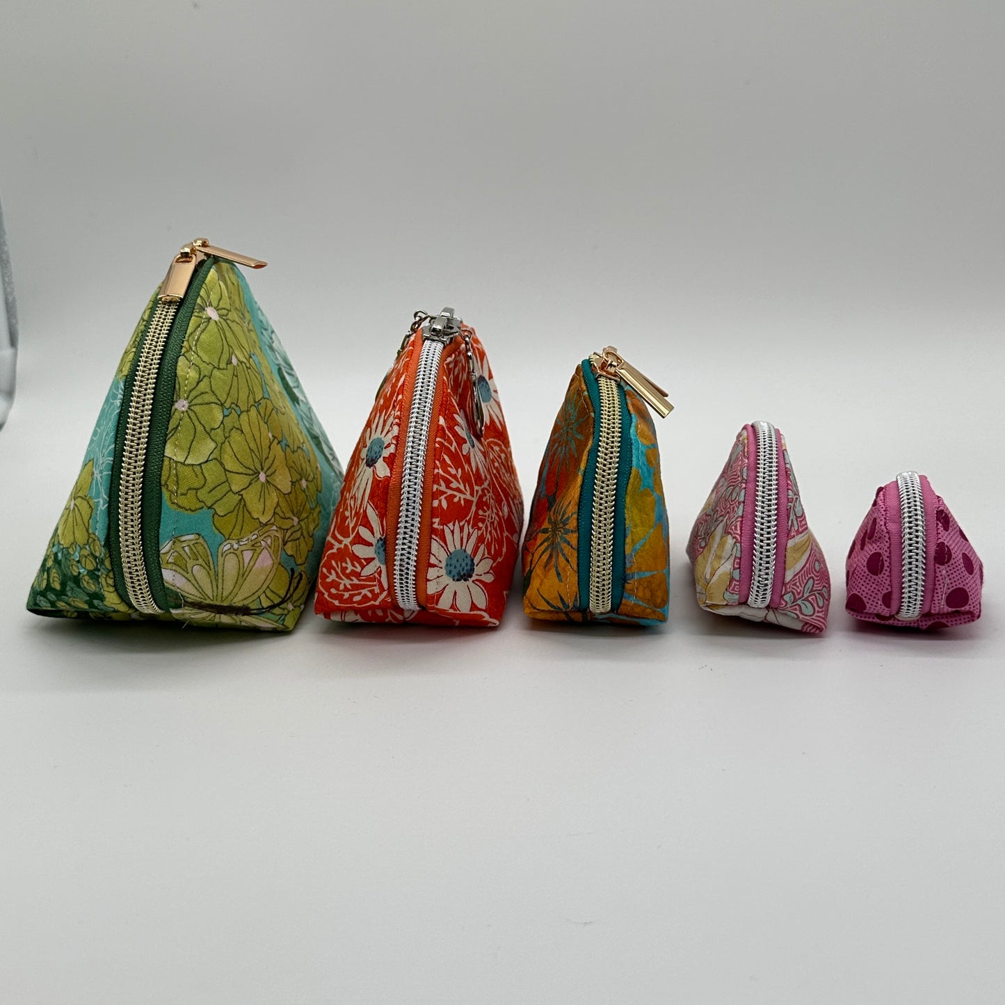 Täschchen "Trixi" in 5 Größen, Anleitung inkl. Schnittmuster