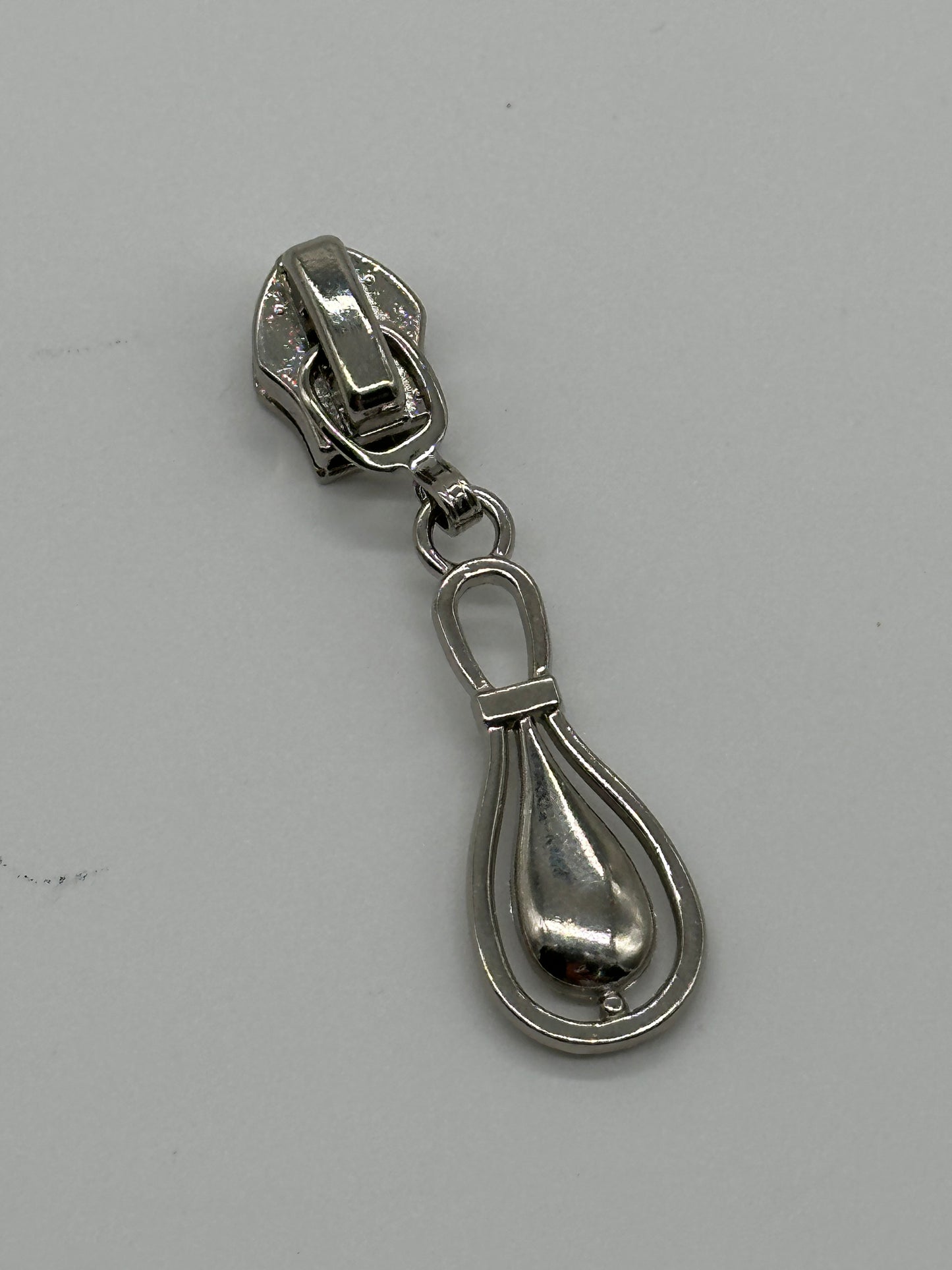 Zipper, silber, 6mm Raupe