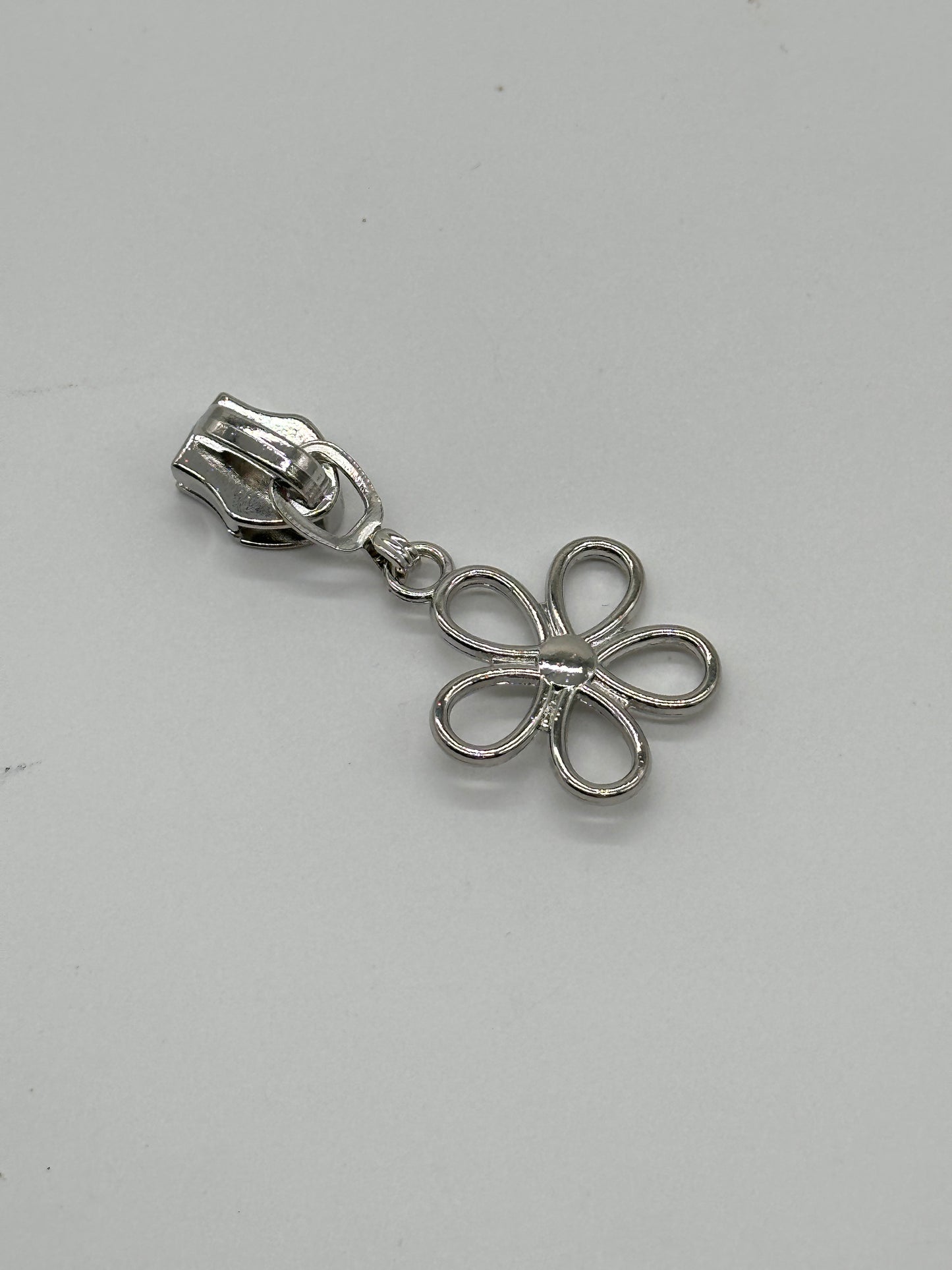 Zipper, silber, 6mm Raupe