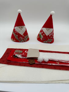 Stoffpaket Weihnachtswichtel, Nikolaus 13 cm, 2 Stück