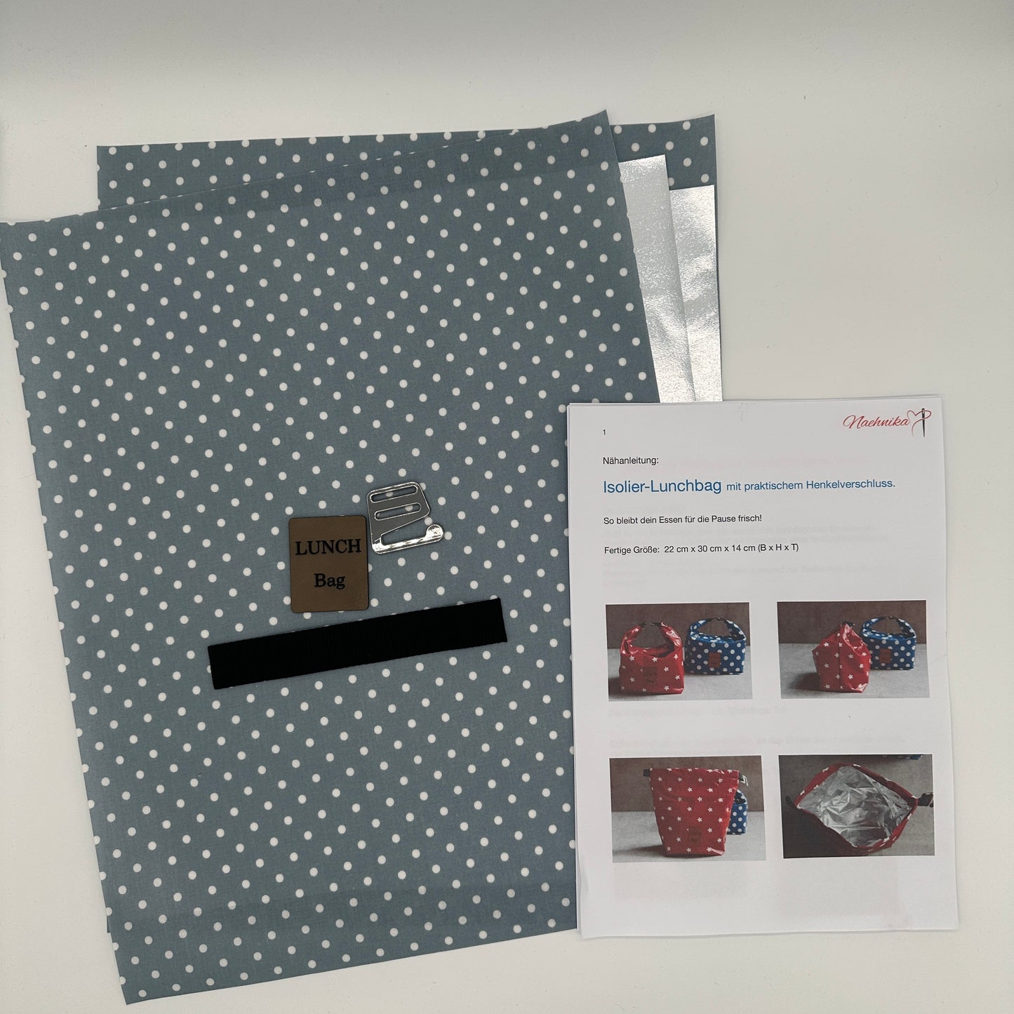 Stoffpaket Isolier-Lunchbag