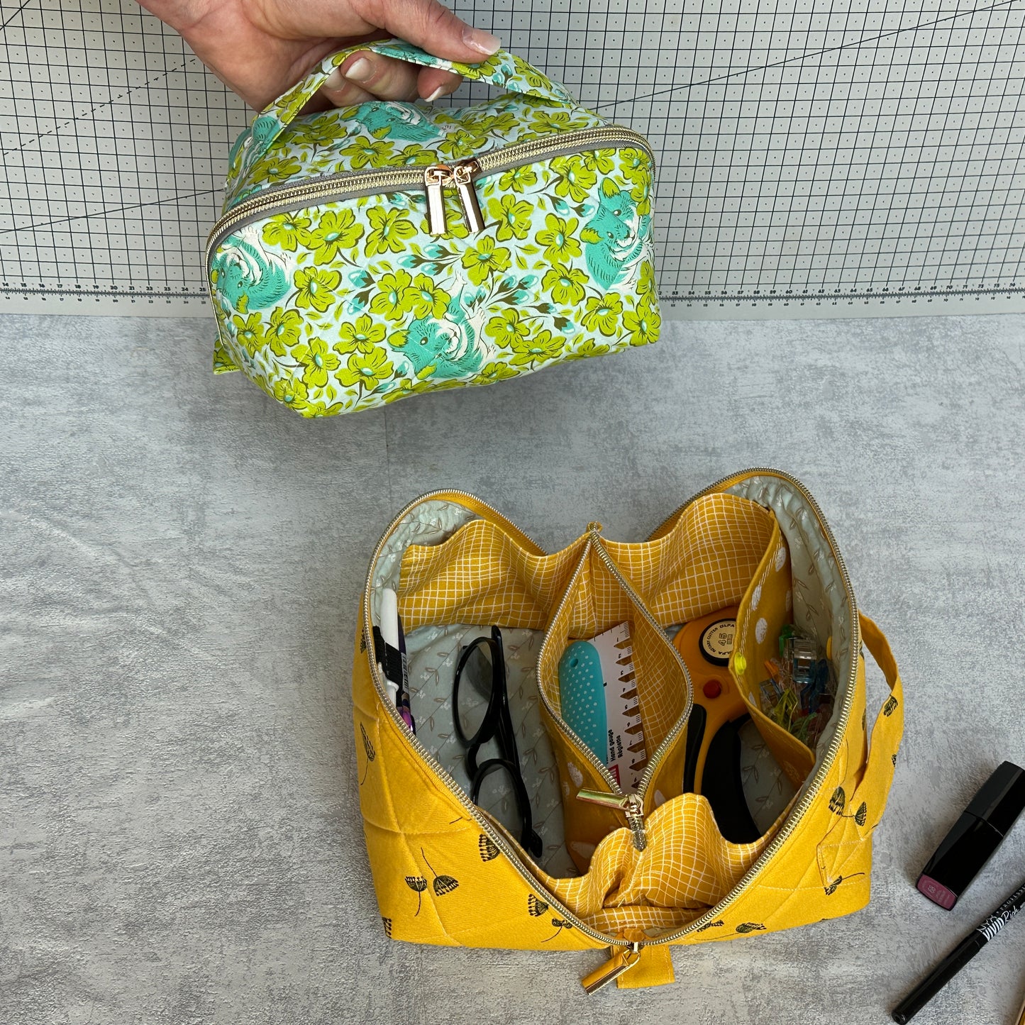 Magic-Pouch Gerti, Anleitung inkl. Schnittmuster