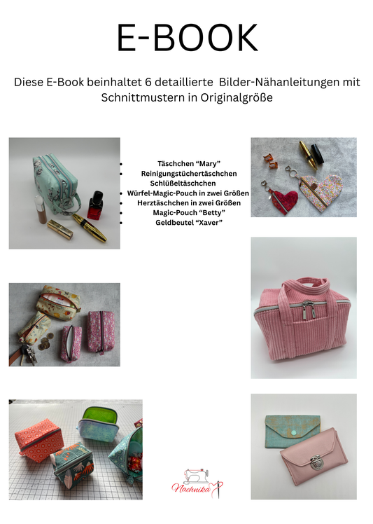 E-Book „Lieblingsstücke nähen“ – 6 detaillierte Nähanleitungen inkl. Schnittmuster in Originalgröße