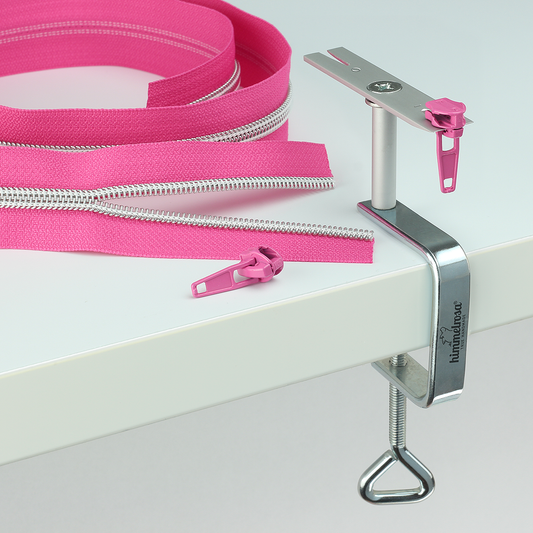 Zipperhalter – die Einfädelhilfe für Endlosreißverschlüsse