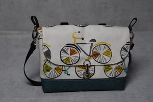 Fahrrad-Lenkertasche / Cross-Body-Bag, Schablonenset