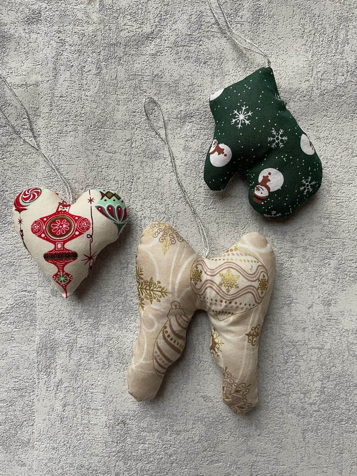 Geschenkanhänger, Tannenbaumschmuck, Schablonenset