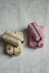 Schlüsseltäschchen, Taschentüchertasche, Reinigungstüchertasche im Set, Schablonenset